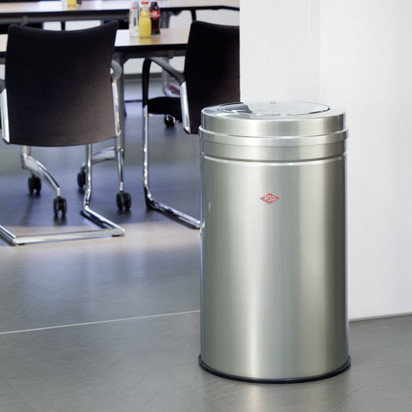 Wesco Stainless Steel 120 Litre Swing Top Rubbish Bin Wayfair.co.uk